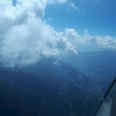 Flugwegposition um 12:44:48: Aufgenommen in der Nähe von Gemeinde Krems in Kärnten, Österreich in 3432 Meter